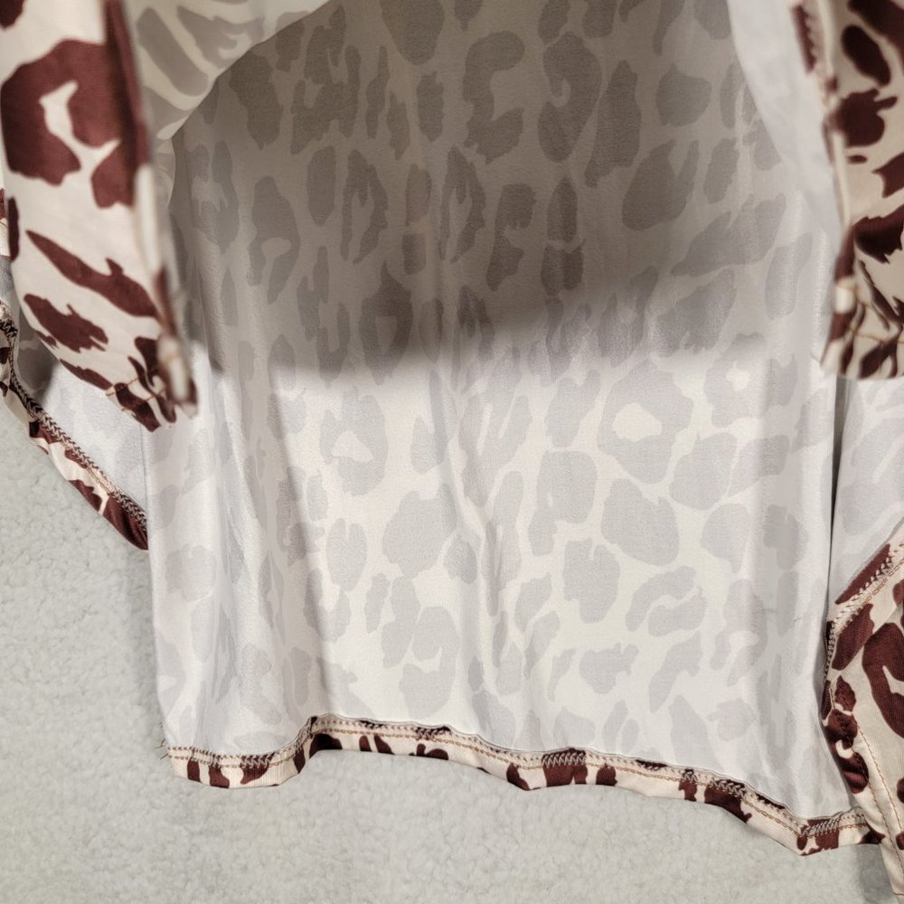 Order Plus Leopard Stretch NEW Pull On Asymmetrical Relaxed Flowy Fairy Skirt - Picture 6 of 16